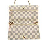 Louis Vuitton Damier Azur Summer Trunks Pochette Weekend White