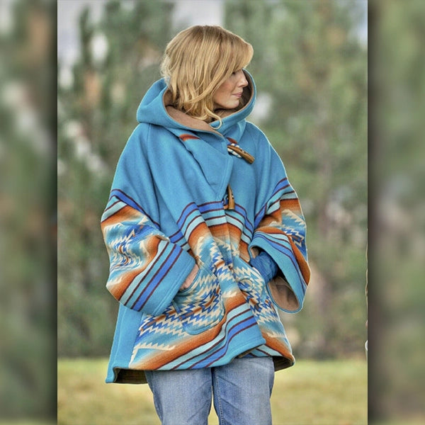 Yellowstone Beth Dutton Blue Hooded Coat