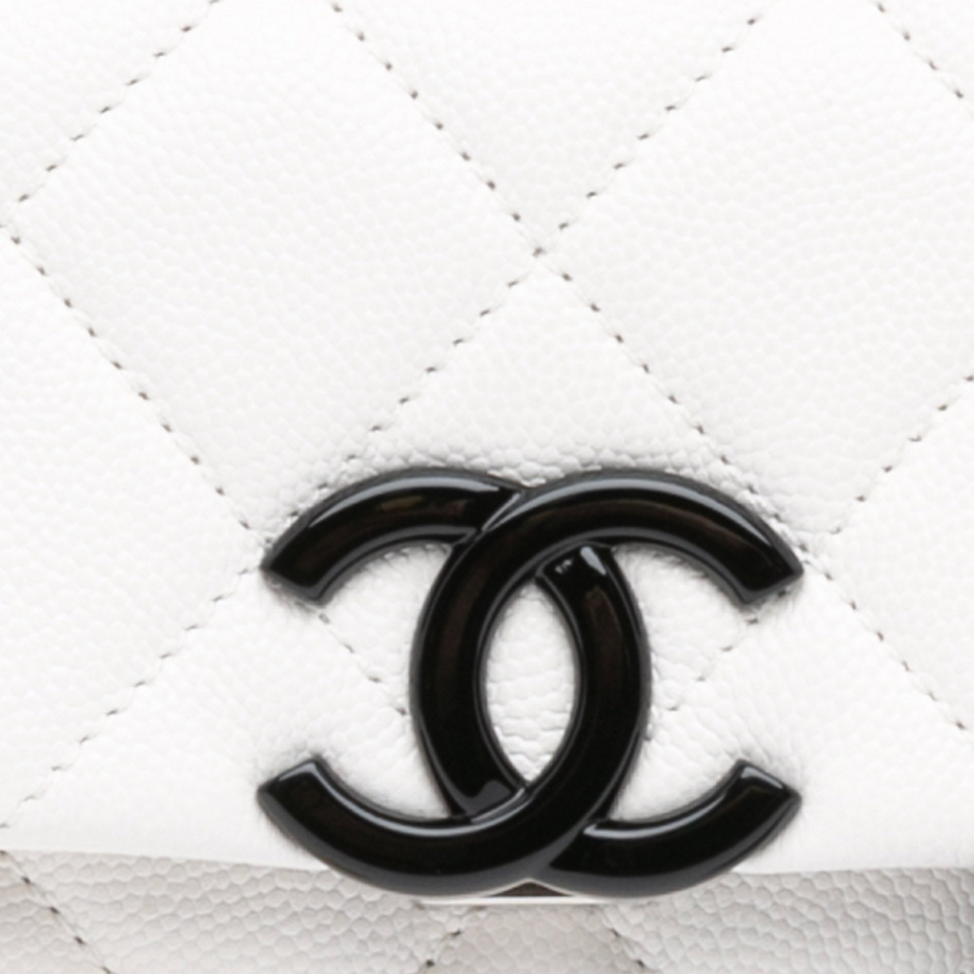 Chanel Small Quilted Caviar My Everything Flap White