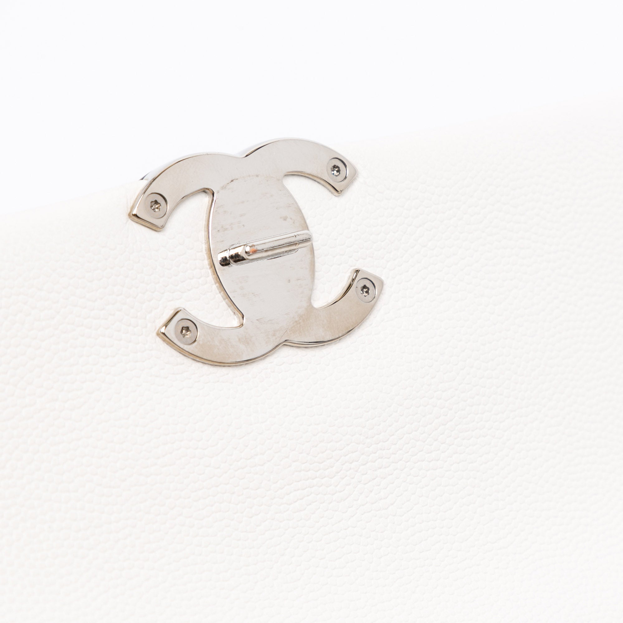 Chanel Small Quilted Caviar My Everything Flap White