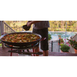 Garcima Tabarca Paella Pan Set with Burner, Outdoor Pan and Reinforced Legs