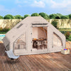 Inflatable Camping Tent with Pump, Glamping Tents, Easy Setup 4 Season Waterproof Windproof Outdoor Blow Up Tent, Suitable for 2-6 people