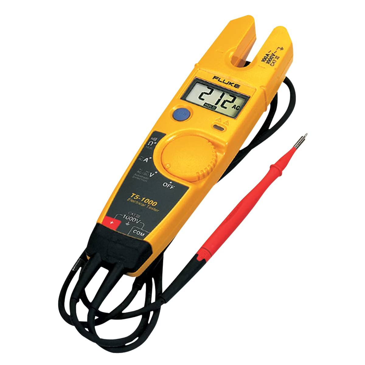 T5 OpenJaw? Electrical Tester Multimeter with SlimReach Probes, 100 A