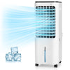 Air Conditioners, Air Cooler, 4-in-1 Evaporative Air Cooler with 12L Water Tank and 4 Ice Boxes-White