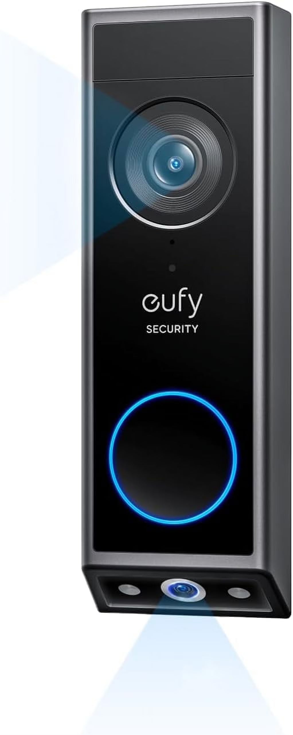 Security Video Doorbell E340, Dual Cameras with Delivery Guard, 2K Camera