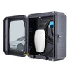 Wall-Mounted Charging Station Box for EV Car Charger Including Tesla Indoor/Outdoor WCharging Station Box (Dark Black)