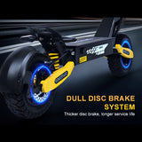 Off Road Electric Scooter for Adults, 1200W Motor Fast E Scooter, Up to 28MPH Top Speed & 20Miles Long Range, 11" Off-Road Tires, 330lbs MAX Load, Foldable
