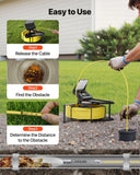 VEVOR Sewer Camera, 98 ft/30m, 4.3" Drain Inspection Camera, IP68 Waterproof Snake Plumbing Camera with Lights - 6 Adjustable LEDs, 4500mAh Battery & 16GB Card for Sewer Line Duct Pipes