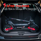 Off Road Electric Scooter for Adults, 1200W Motor Fast E Scooter, Up to 28MPH Top Speed & 20Miles Long Range, 11" Off-Road Tires, 330lbs MAX Load, Foldable