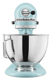 KitchenAid Deluxe Series 4.5 Quart Tilt-Head Stand Mixer with Stainless Bowl, Contour Silver, KSM97CU