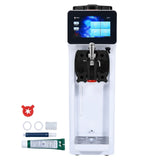 KFFKFF Commercial Ice Cream Machine 2.7-4gal/10-15L/H 4L Hopper Single Flavor Countertop Soft Serve Ice Cream Maker Auto Clean Pre-Cooling