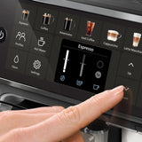 PHILIPS Series 4400 Fully Automatic LatteGo Espresso Machine, SilentBrew Technology, Quick Start. Aromatic Coffee from Freshly Ground Beans, 12 Hot and Iced Drinks, Black Chrome (EP4447/90)