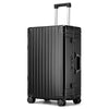 All Aluminum Hardshell Luggage, Airline Approved Zipperless Hardside Carry on Suitcase with Spinner Wheels, Checked Aluminium Luggage Metal Rolling Luggage Case for Travel, Business