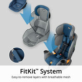 Chicco Fit4 Adapt 4-in-1 Convertible Car Seat - Vapor (Grey)