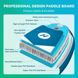Hotsee 10' Inflatable Stand up Paddle Board 6'' Thick SUP Paddle Board with Accessories for Fishing, Non-Slip Deck, Double Action Pump