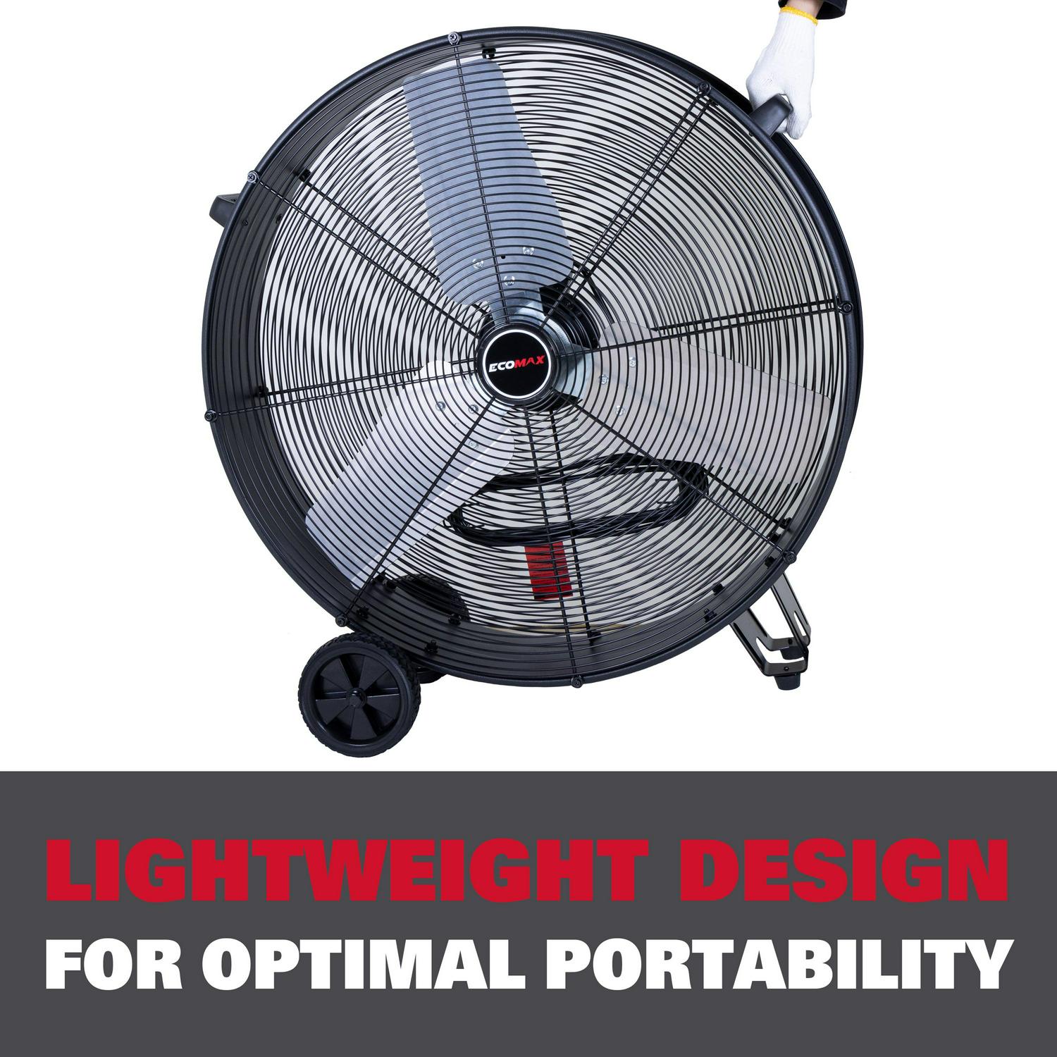 Ecomax 30 Inch High Velocity Drum Fan