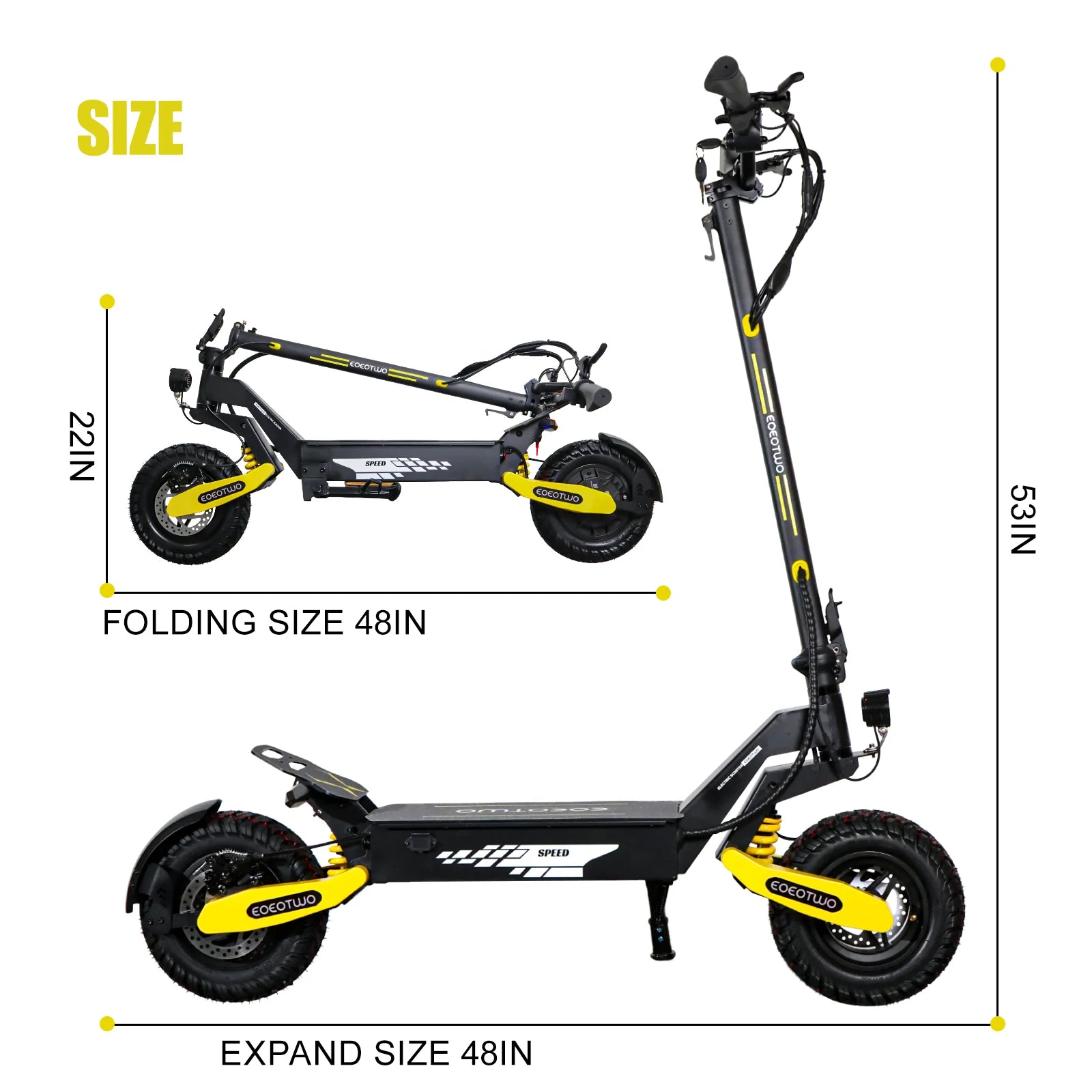 Off Road Electric Scooter for Adults, 1200W Motor Fast E Scooter, Up to 28MPH Top Speed & 20Miles Long Range, 11" Off-Road Tires, 330lbs MAX Load, Foldable