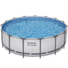 Bestway: MAX 15' X 48" Above Ground Pool Set - 4231 Gallon, Outdoor Family Pool, Corrosion & Puncture Resistant, Includes Filter, Pump, Ladder & Cover