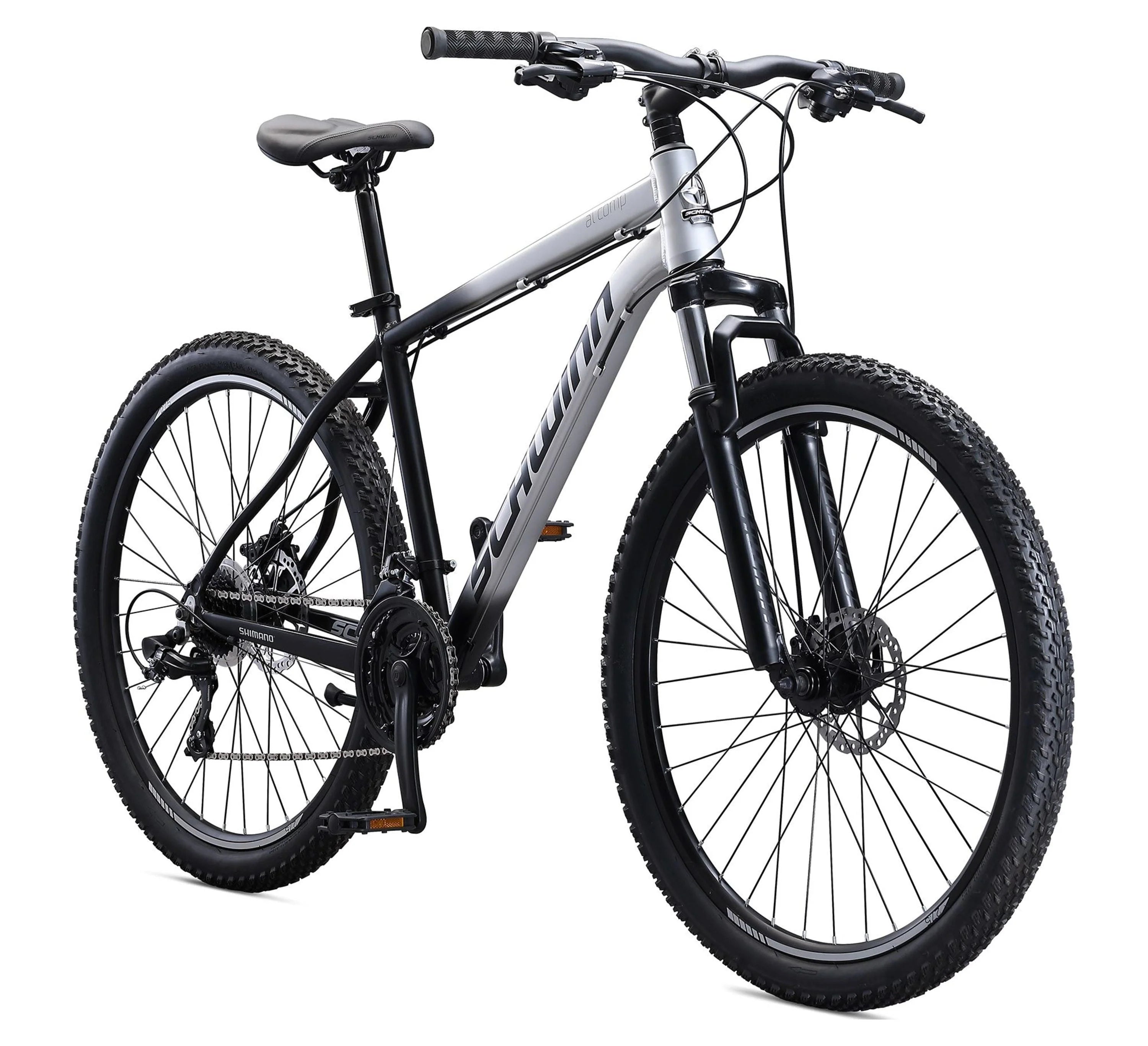 27.5 inch Men's Mountain Bike, 21 Speed Adult Bicycle, Grey