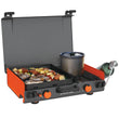 Adventure Ready 12"x14 Propane Camping Griddle with Side Burner