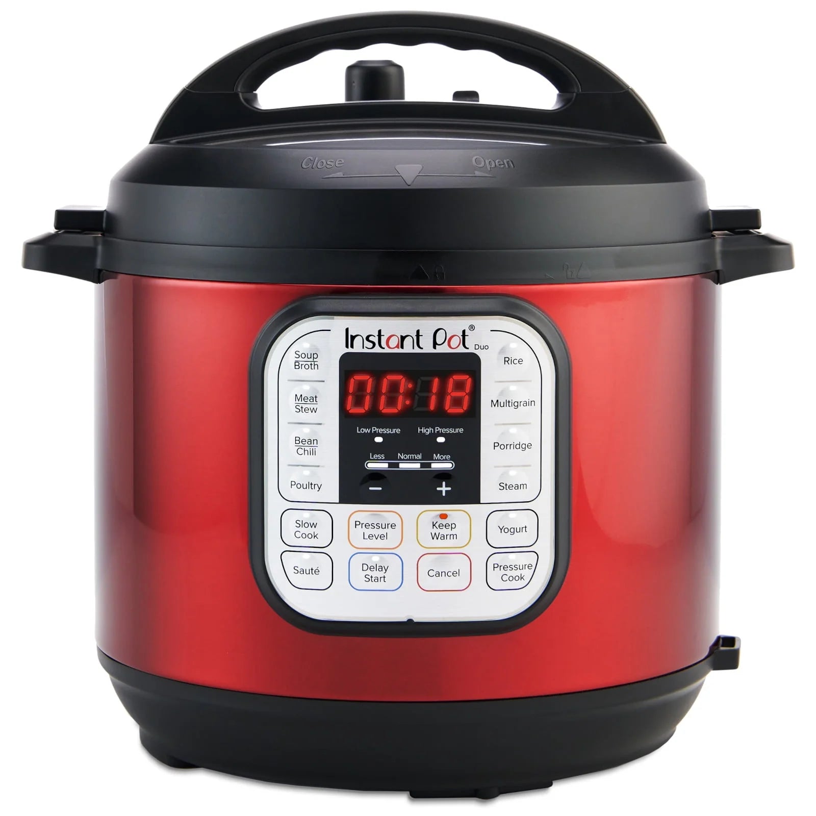 Duo?6 Quart Multi-Cooker, Red Stainless Steel