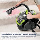 BISSELL Little Green Pro Portable Deep Cleaner, for Carpet, Upholstery, and Auto, Compact, Superior Suction, Professional Cleaning, StainProtect Technology, 2505