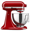 KitchenAid Deluxe Series 4.5 Quart Tilt-Head Stand Mixer with Stainless Bowl, Contour Silver, KSM97CU