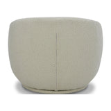 Better Homes & Gardens Mira Swivel Accent Chair, Cream Shearling