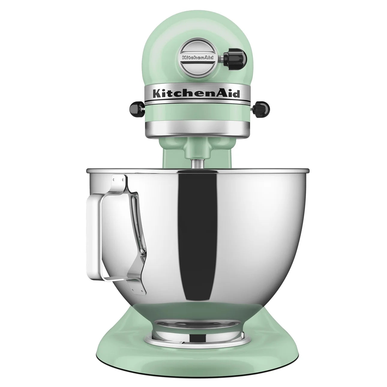 KitchenAid Deluxe Series 4.5 Quart Tilt-Head Stand Mixer with Stainless Bowl, Contour Silver, KSM97CU