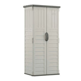 BMS1250 Resin Vertical Storage Shed Building, 22 cubic feet