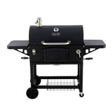 Heavy-Duty Extra-Large Charcoal Grill in Black