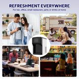 Advwin 3 in 1 Water Dispenser with Ice Maker Countertop, Bullet Ice, Crushed Ice, Water Cooler, 44Lbs/24H, 12 Ice Cube/6Min, Self-cleaning, 4Lbs Ice Storage, Home, Kitchen, Party, RV