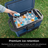 Ninja FrostVault 50qt Hard Cooler with Dry Zone, Gray, FB151GY
