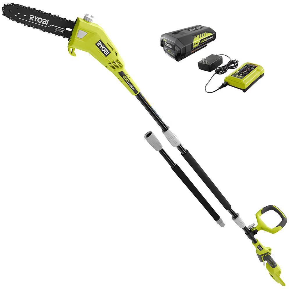 Cordless Battery Pole Saw with 2.0 Ah Battery and Charger