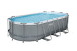 Bestway Power Steel 18' x 9' x 48'' Oval Above Ground Pool Set