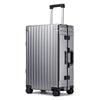 All Aluminum Hardshell Luggage, Airline Approved Zipperless Hardside Carry on Suitcase with Spinner Wheels, Checked Aluminium Luggage Metal Rolling Luggage Case for Travel, Business