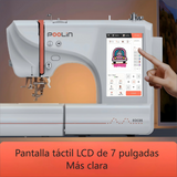 Poolin EOC05 Embroidery Machine 4x9.25" Area, 7" Touch Screen with kit