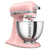 KitchenAid Deluxe Series 4.5 Quart Tilt-Head Stand Mixer with Stainless Bowl, Contour Silver, KSM97CU