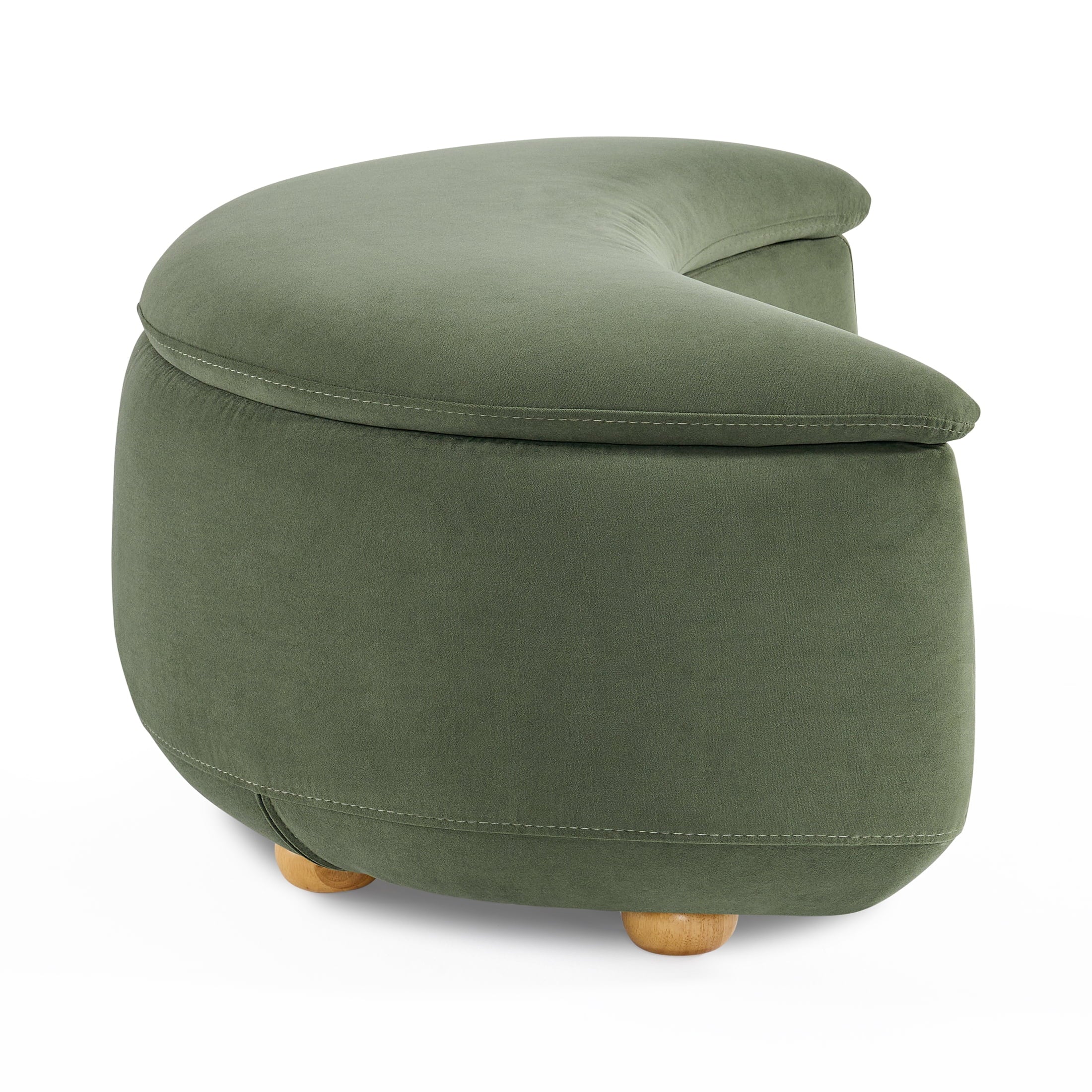 Better Homes & Gardens Juliet Modern Boucle Chaise & Storage Ottoman, Pearl