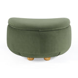 Better Homes & Gardens Juliet Modern Boucle Chaise & Storage Ottoman, Pearl
