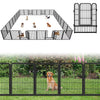 Garden Fence with Gate Fencing No Dig Fence Panels 30ft(L)32in(H) for Yard Animal Barrier Decorative Garden Fencing for Backyard Patio Garden Fences and Borders for Dogs