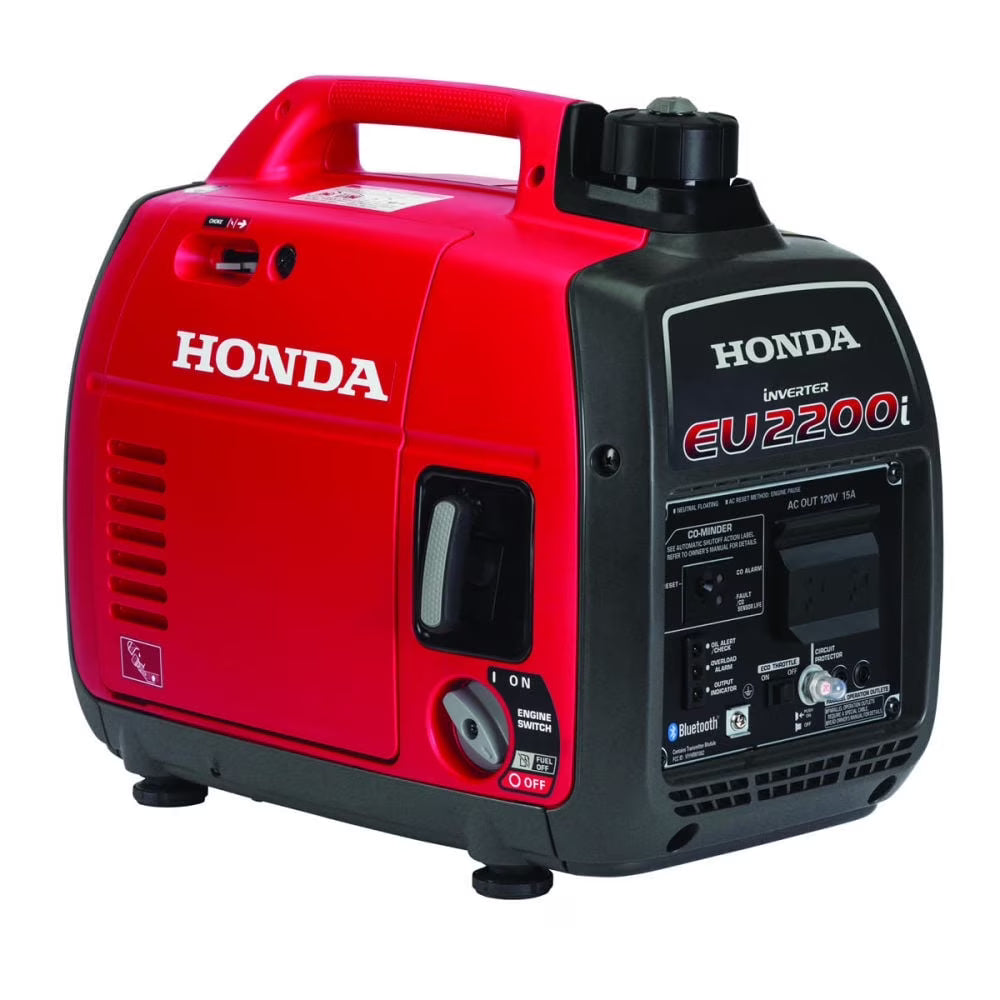 2200-Watt Remote Stop/Recoil Start Bluetooth Super Quiet Gasoline Powered Inverter Generator with Advanced CO Shutdown