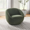 Better Homes & Gardens Mira Swivel Accent Chair, Cream Shearling