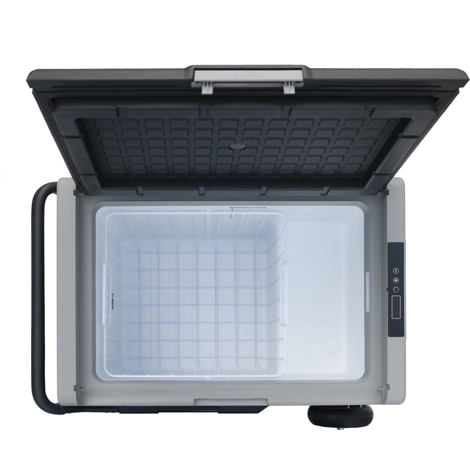 Smad 50L Camping Mini Fridge Freezer 12V/24V Car Fridge, Quiet Electric Compressor Cool Box