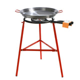 Garcima Tabarca Paella Pan Set with Burner, Outdoor Pan and Reinforced Legs