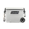 Coleman Convoy Series 65-Quart Hard Cooler with Wheels, up to 48 Cans, Brown Walnut Color