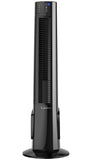 Lasko 38" 4-Speed Hybrid Oscillating Remote Controlled Tower Fan. Black, T38415