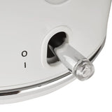 Haden Dorset 1.7 Liter Electric Water Kettle with Base, Putty & Chrome