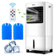Costway Evaporative Portable Air Cooler Fan & Humidifier w/ Remote Control 7.5 Timer