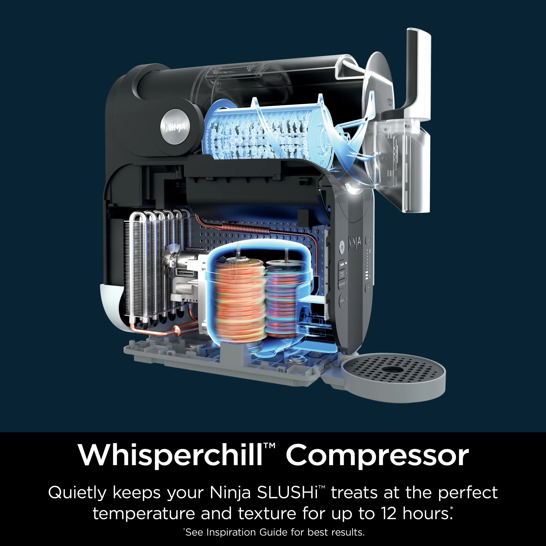 Ninja SLUSHi with RapidChill Technology, 72 oz. Frozen Drink & Slushie Machine, 3 Presets, Margaritas, Frappes, Dishwasher Safe, Gray, FS300